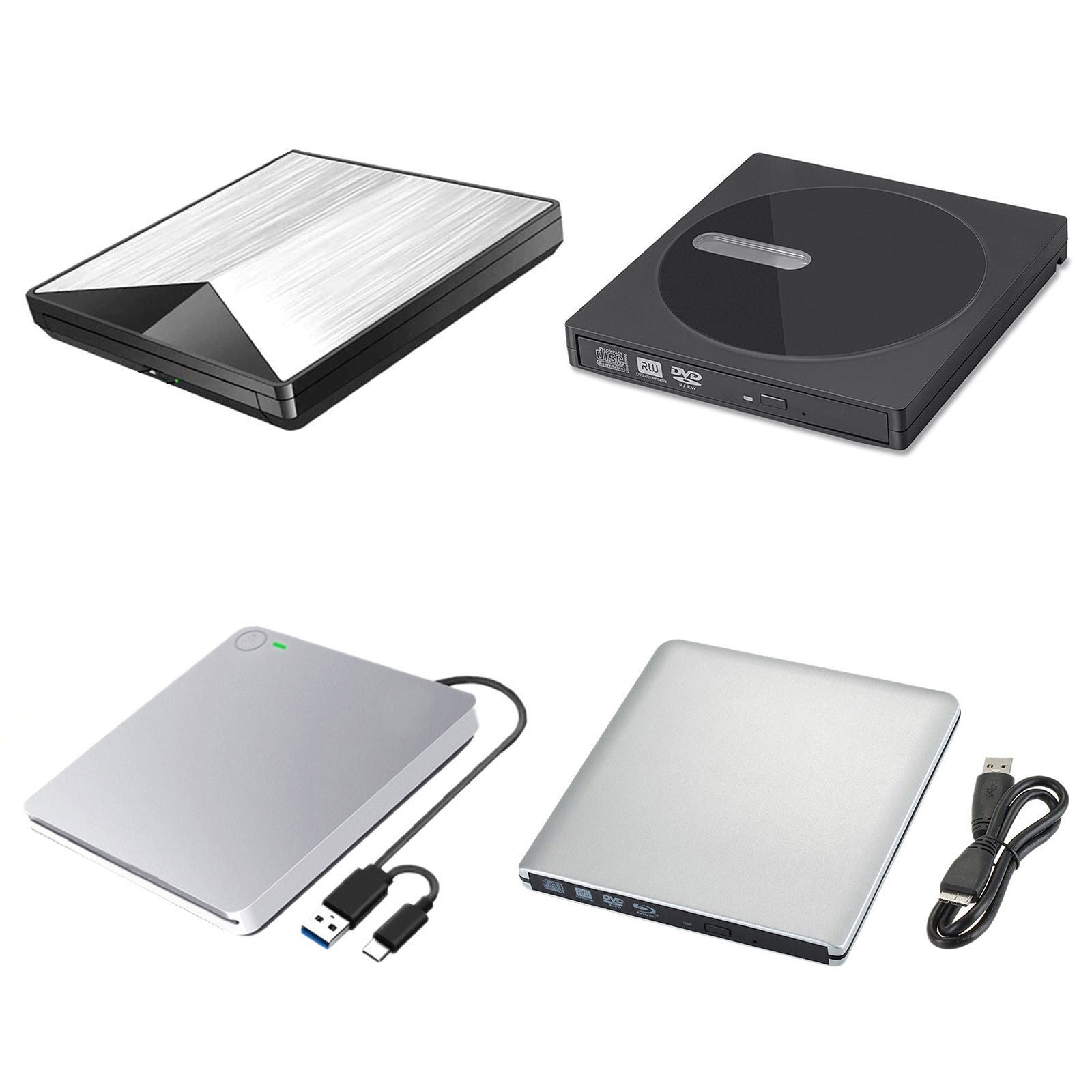 6x Blu Ray Graveur USB External Super Slim BD DVD CD RW DISC Writer Movie Player