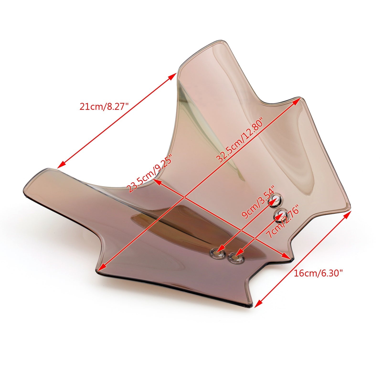 Parabrezza parabrezza per KTM 125 200 390 Duke, 6 colori generici