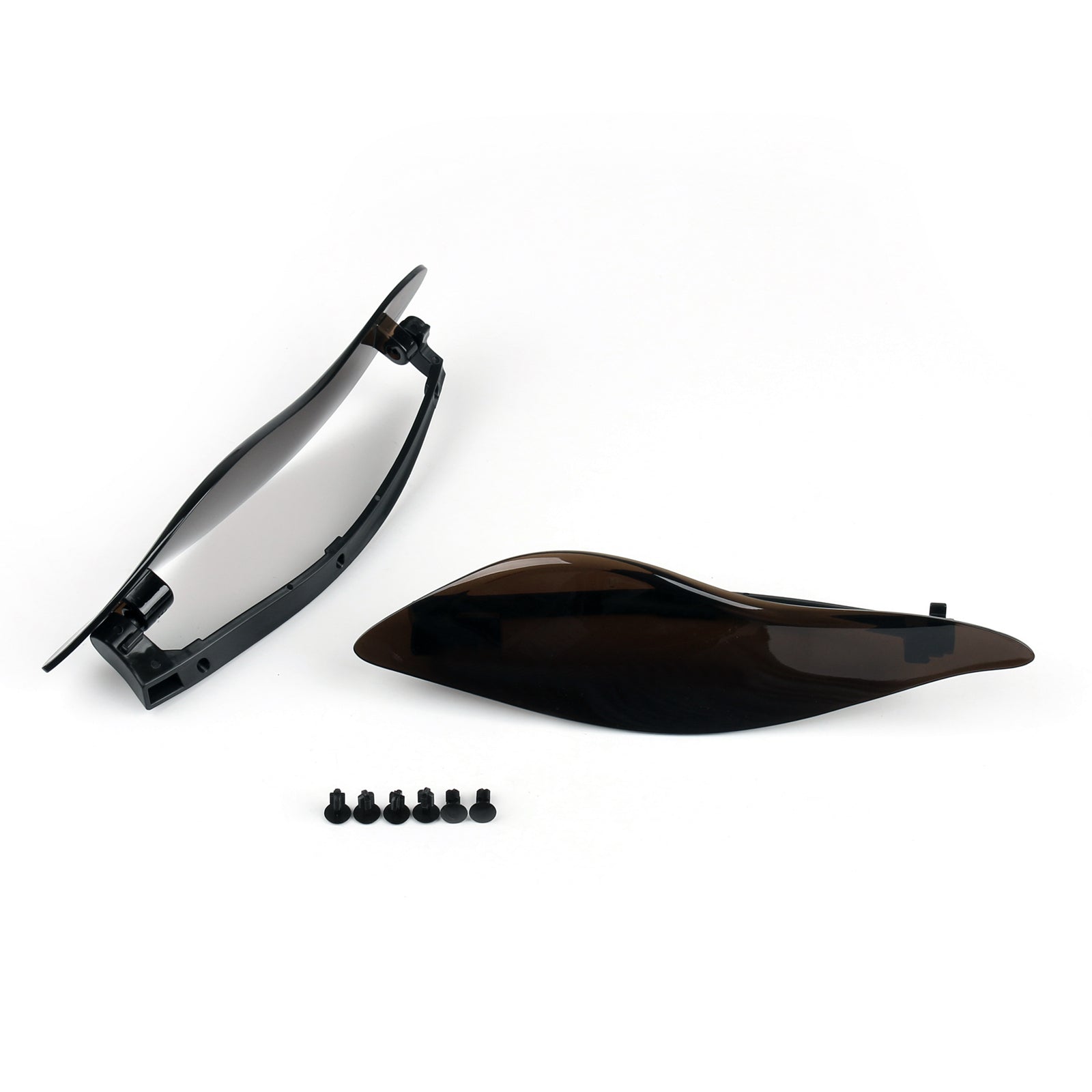 2 Deflettori dell'aria di plastica ABS laterali per Harley Davidson Touring FL 2014-2018, 2 colori generici