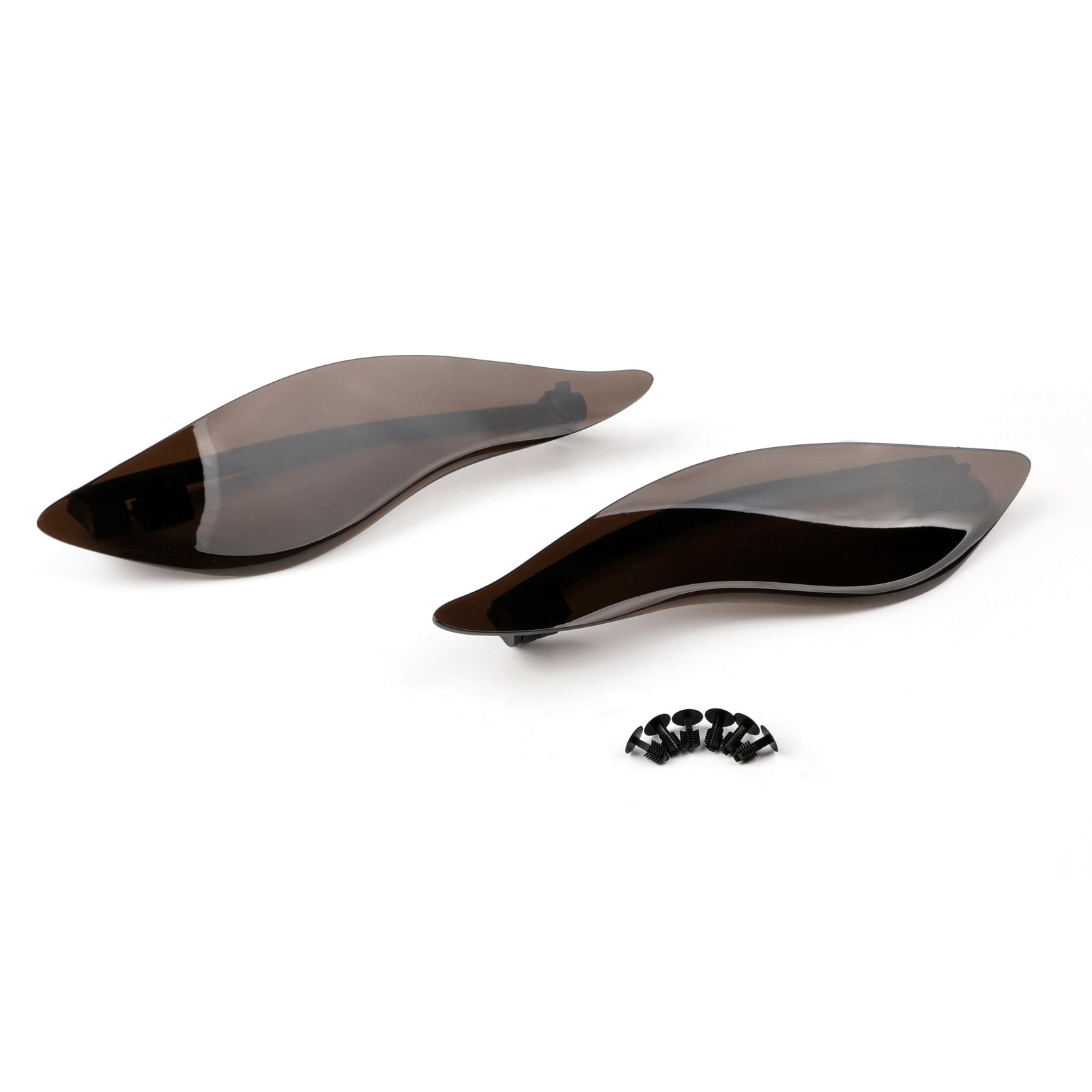 2 Deflettori dell'aria di plastica ABS laterali per Harley Davidson Touring FL 2014-2018, 2 colori generici