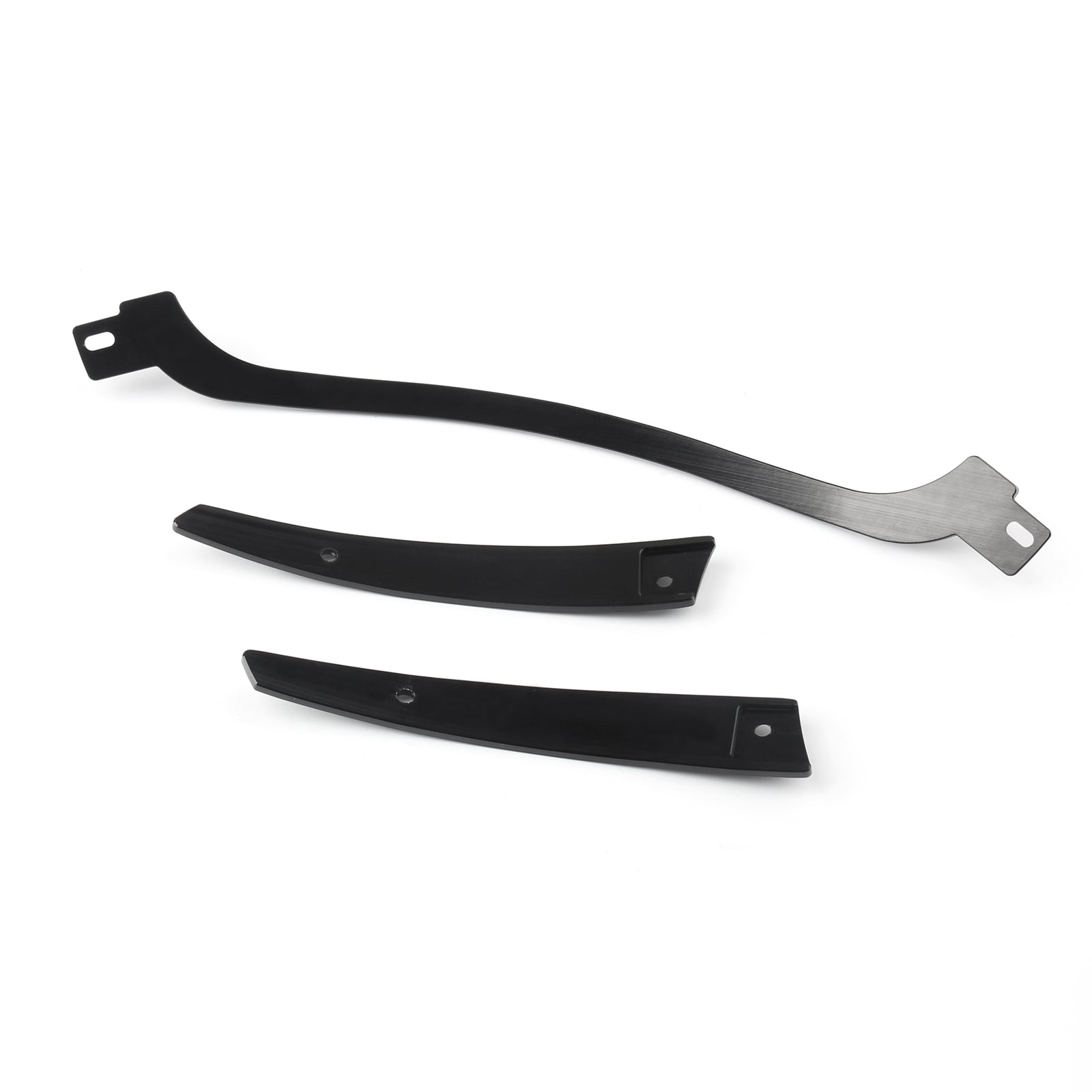 Dual Light Liukuva Stripe tuulilasiverhoilu Harley Road Glide (2014-2017), Generic Black