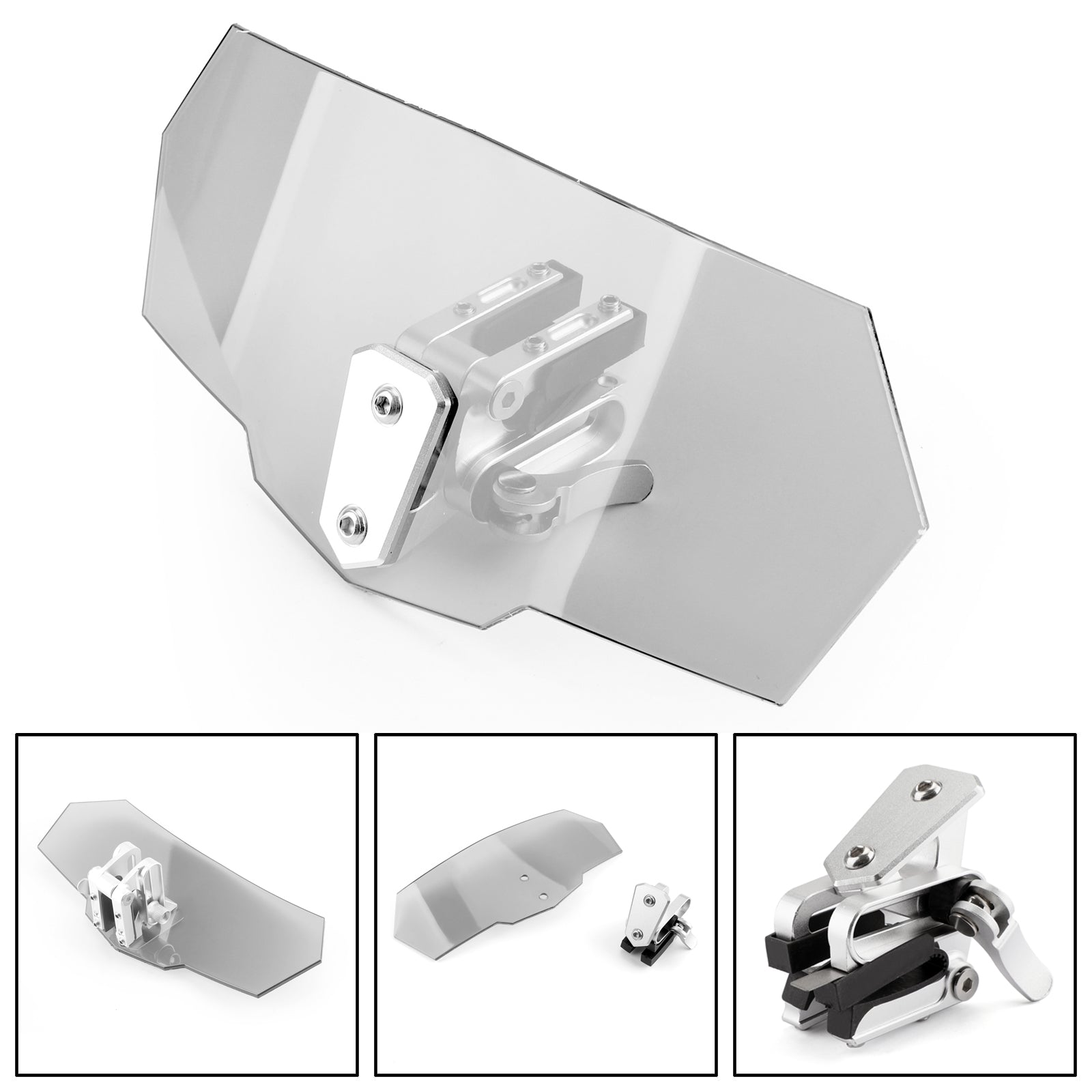 Universele verstelbare voorruitschermverlenging voor Honda Yamaha Generic