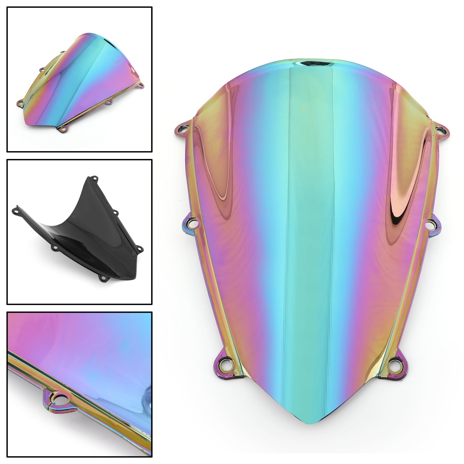 Kaksinkertainen kuplan tuulilasi Honda CBR600R 2007-2008, 7 geneeristä väriä