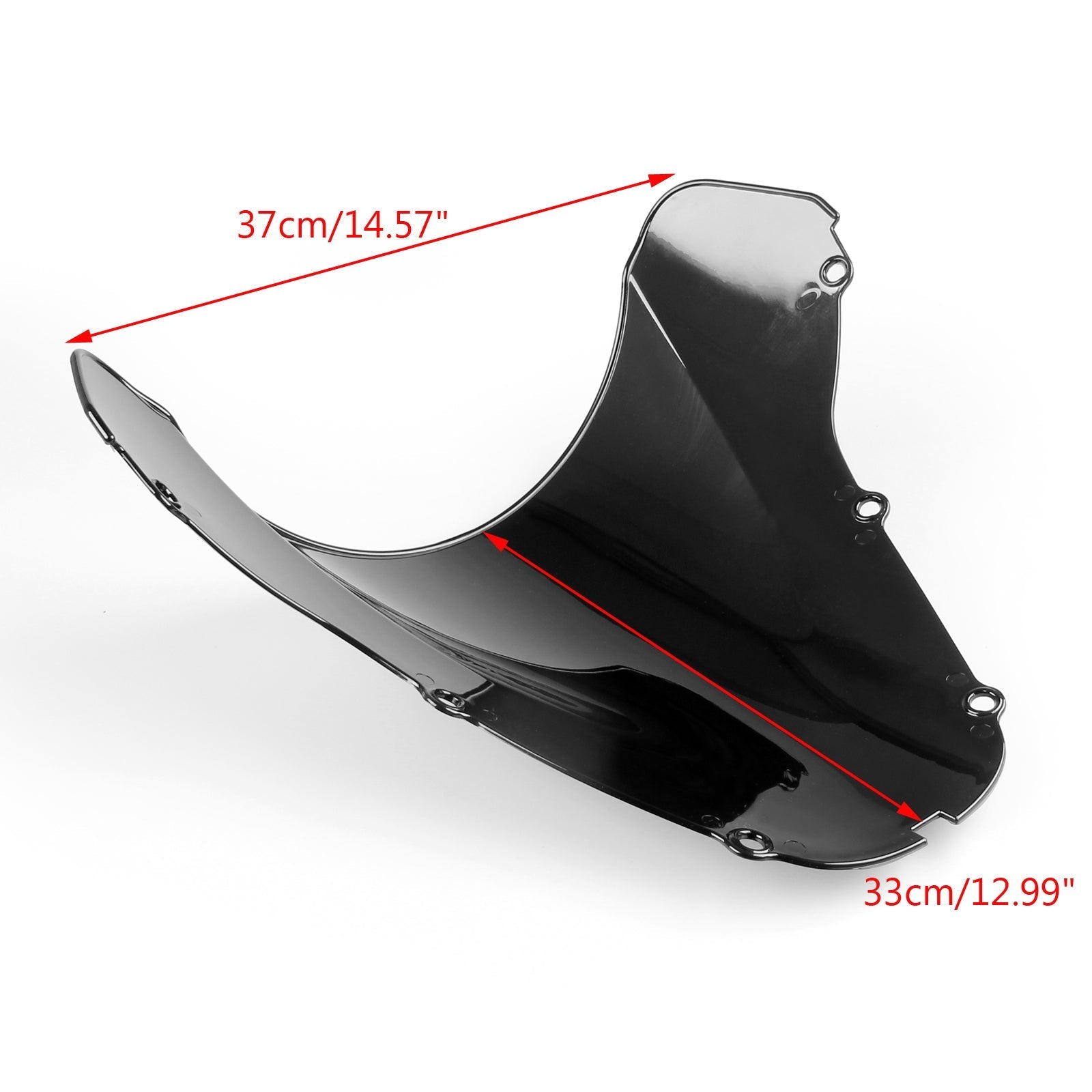 Doppio parabrezza a bolle per Honda CBR929RR 2000-2001, 6 colori generici