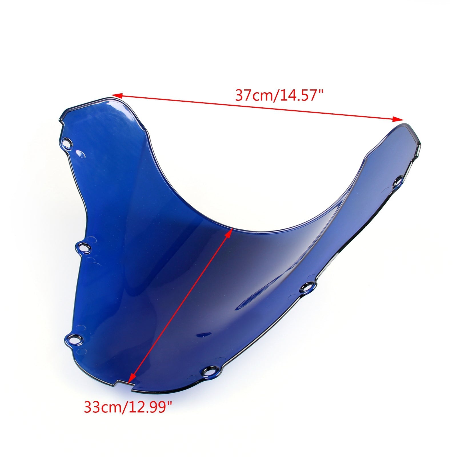 Doppio parabrezza a bolle per Honda CBR929RR 2000-2001, 6 colori generici