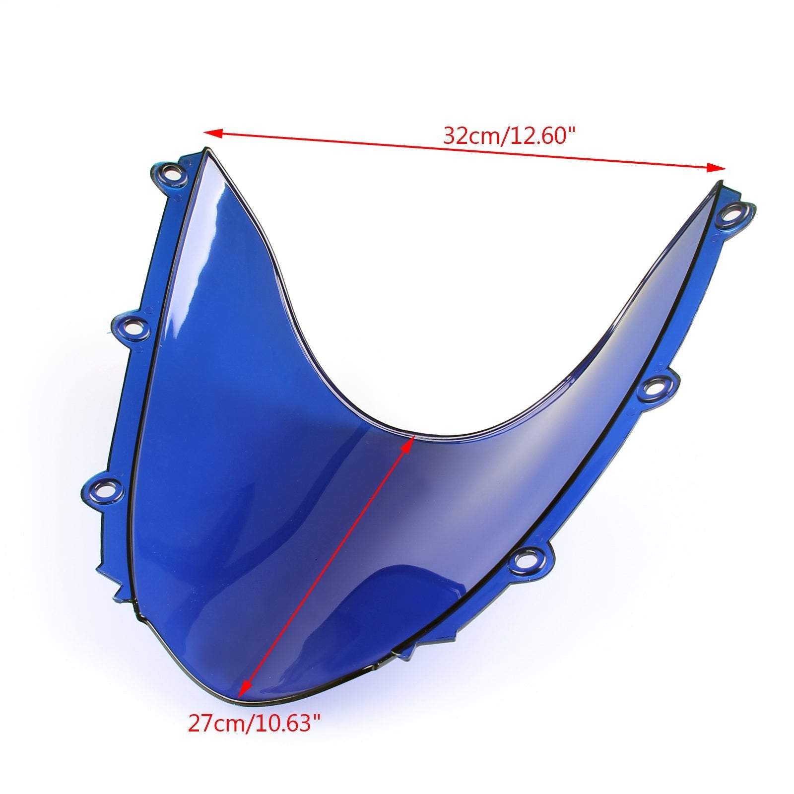 Kaksinkertainen kuplan tuulilasi Honda CBR 1000RR 2004-2007, 7 geneeristä väriä
