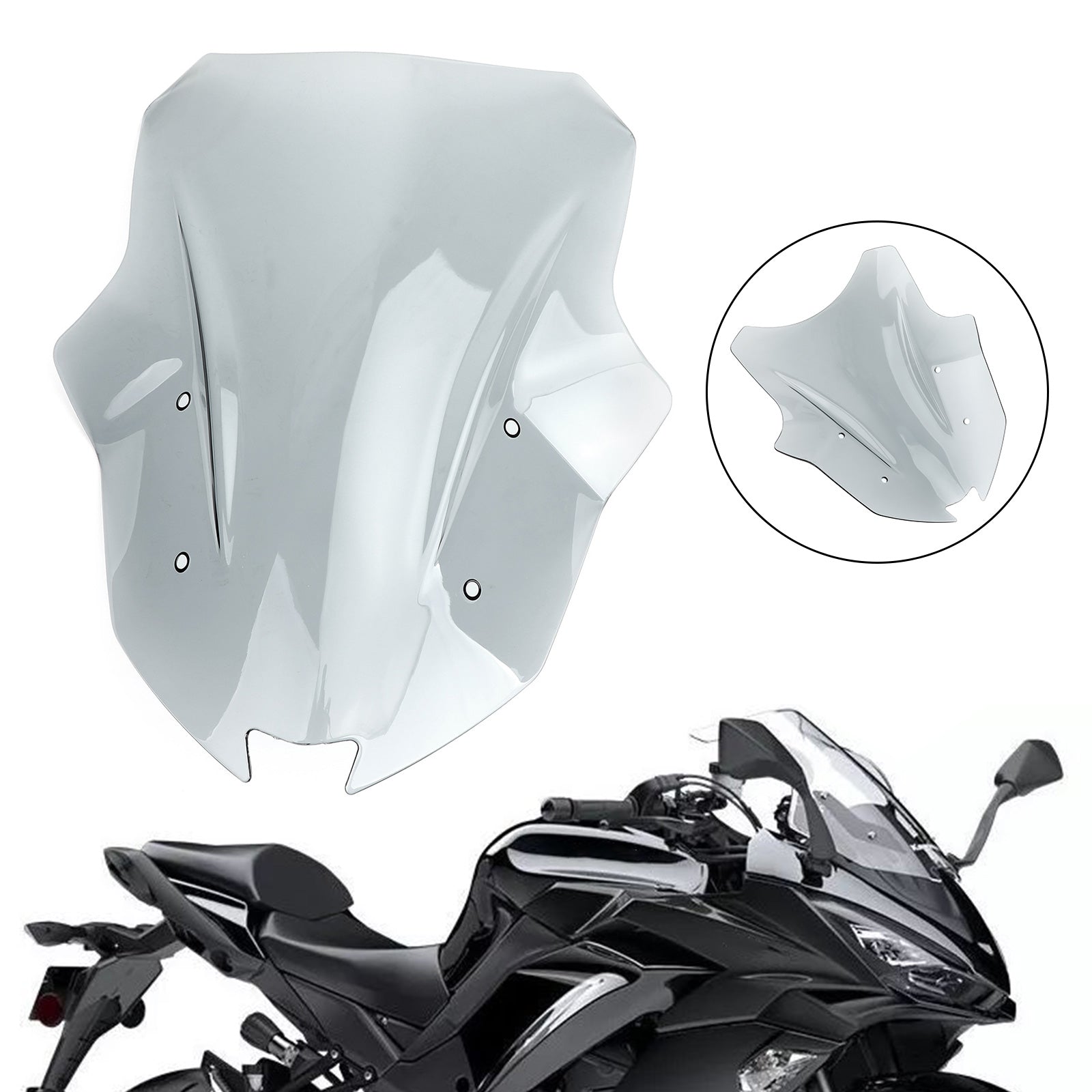 1x pare-brise de moto pour Kawasaki Ninja 1000 Z1000SX 2017-2019 générique