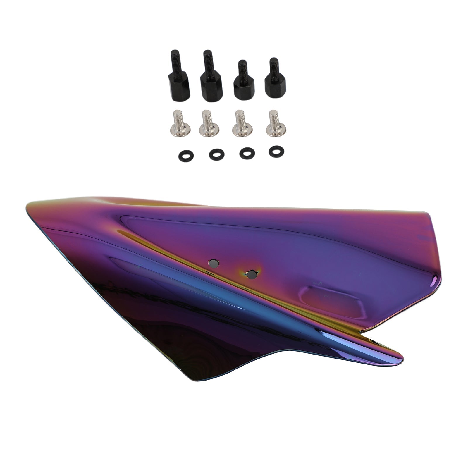 Parabrezza tortuoso parabrezza protettivo per Kawasaki ER6N ER-6N 2012-2016 Generico