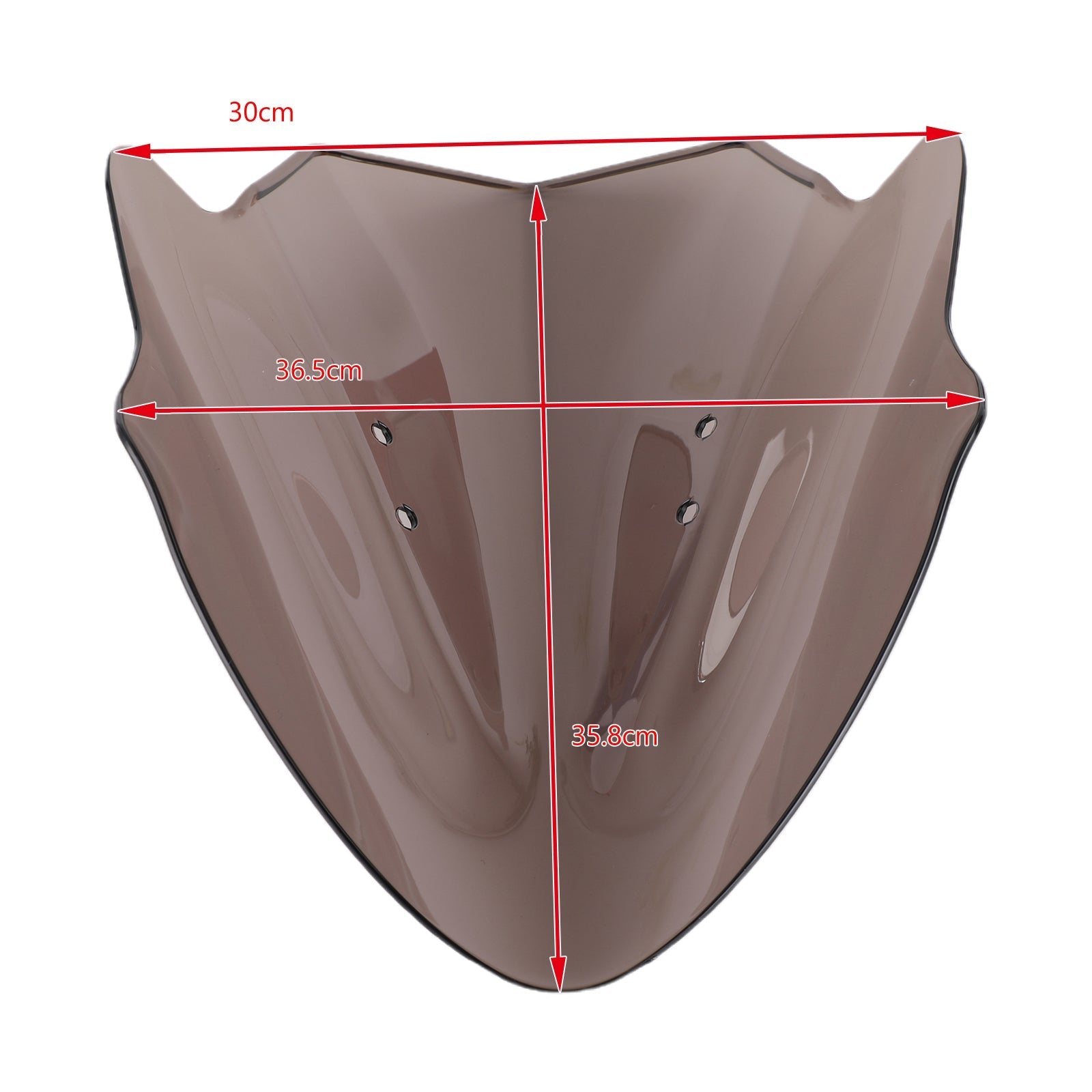 Parabrezza tortuoso parabrezza protettivo per Kawasaki ER6N ER-6N 2012-2016 Generico