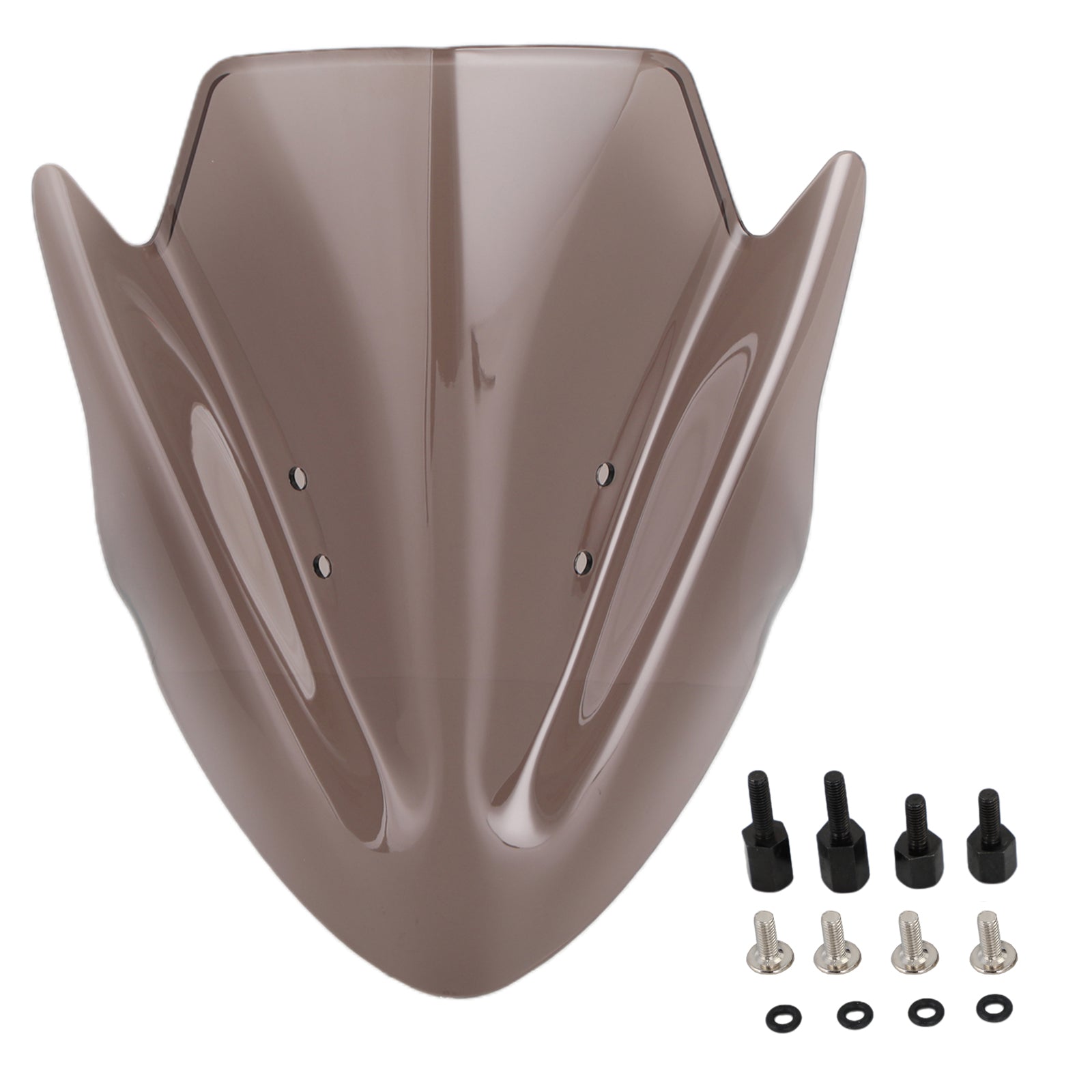 Parabrezza tortuoso parabrezza protettivo per Kawasaki ER6N ER-6N 2012-2016 Generico