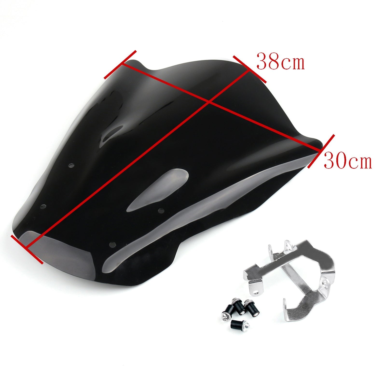 Parabrezza parabrezza + supporto per bulloni per Yamaha MT-07 FZ-07 (2013-2015) 2 colori generici