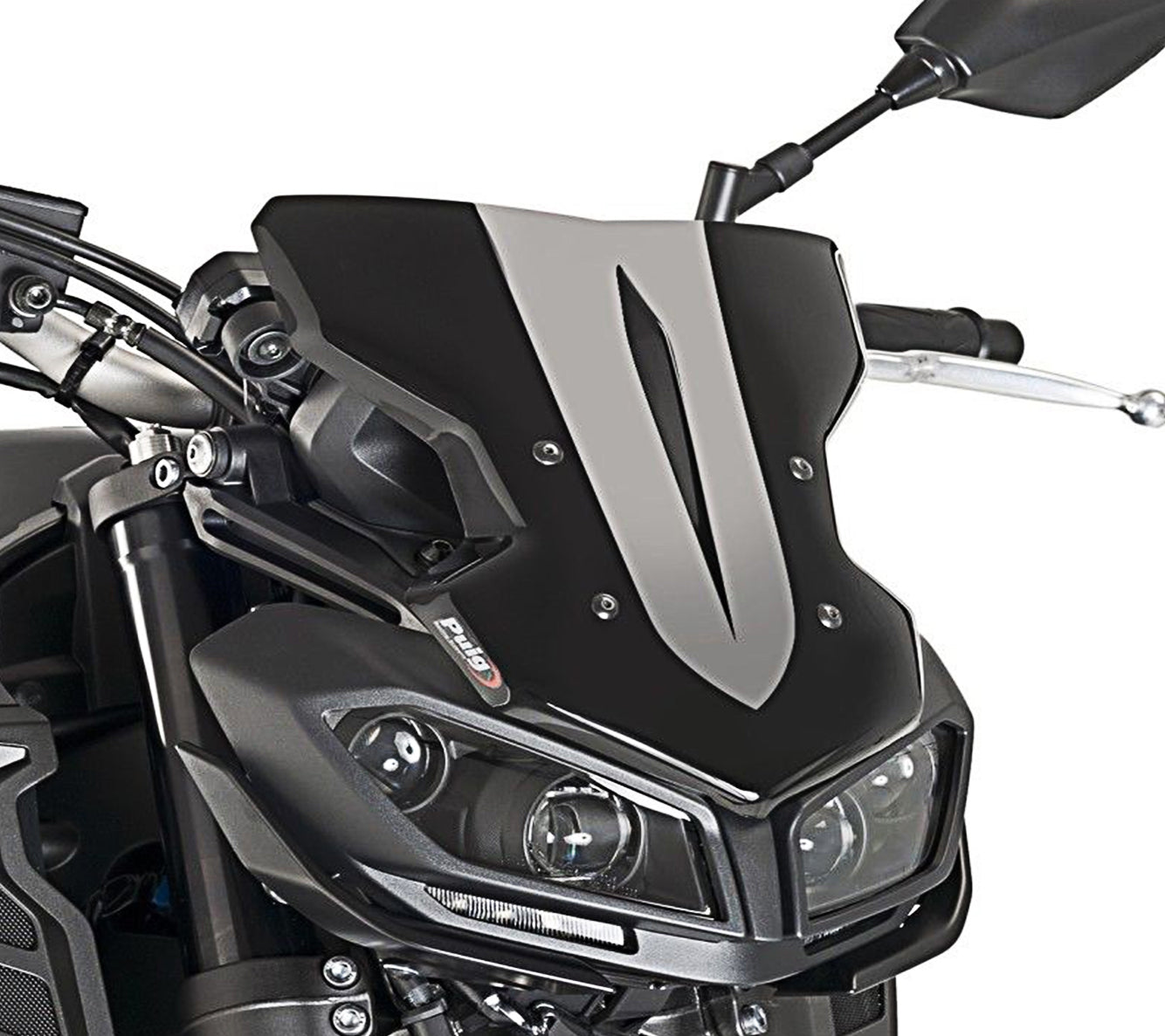 Pare-brise de moto ABS avec support pour Yamaha MT-09 (2017) 2 couleurs génériques