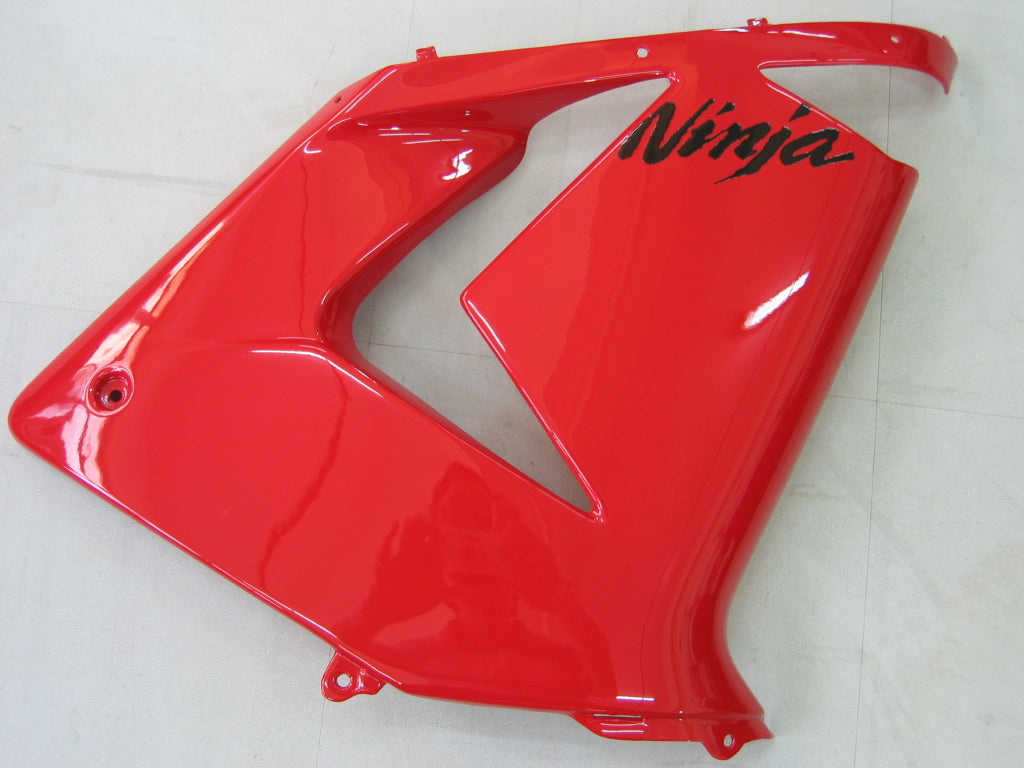 Amotopart Fairings 2004-2005 Kawasaki ZX10R punainen ja musta Ninja Generic