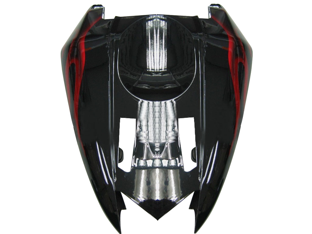 Amotopart Fairing 2004-2005 Kawasaki ZX 10R Black & Red Flame Ninja Generic