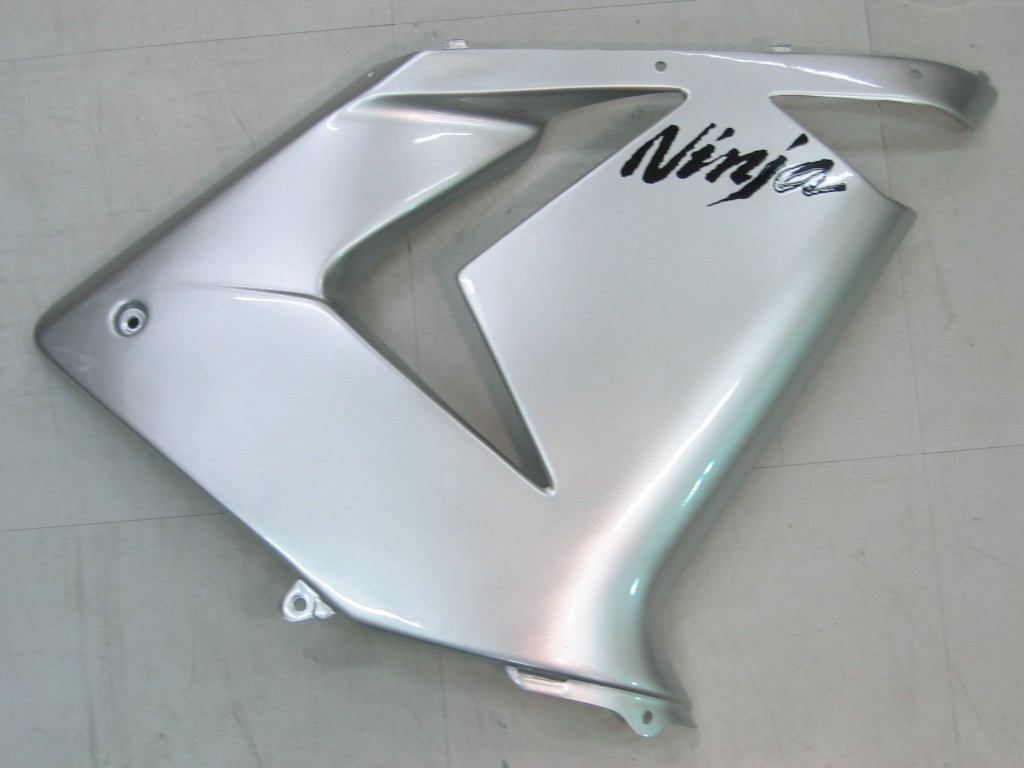 Carenados Amotopart 2004-2005 Kawasaki ZX 10R Plata Negro Ninja Genérico