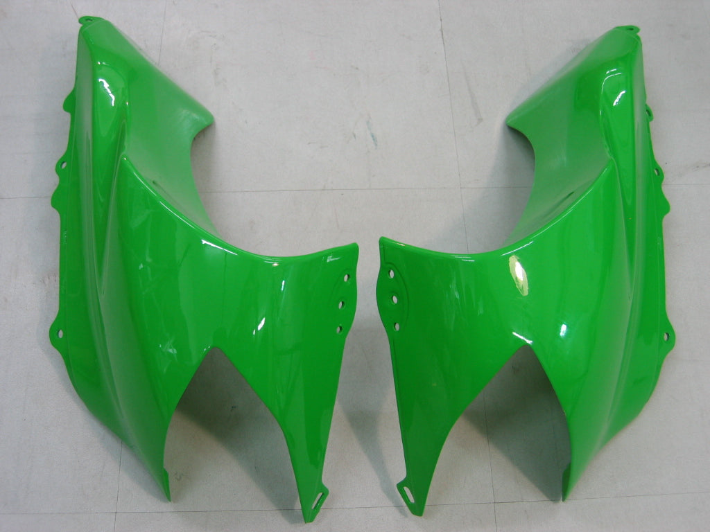 Amotopart Fairings 2004-2005 Kawasaki ZX 10R Green Black Ninja Generic
