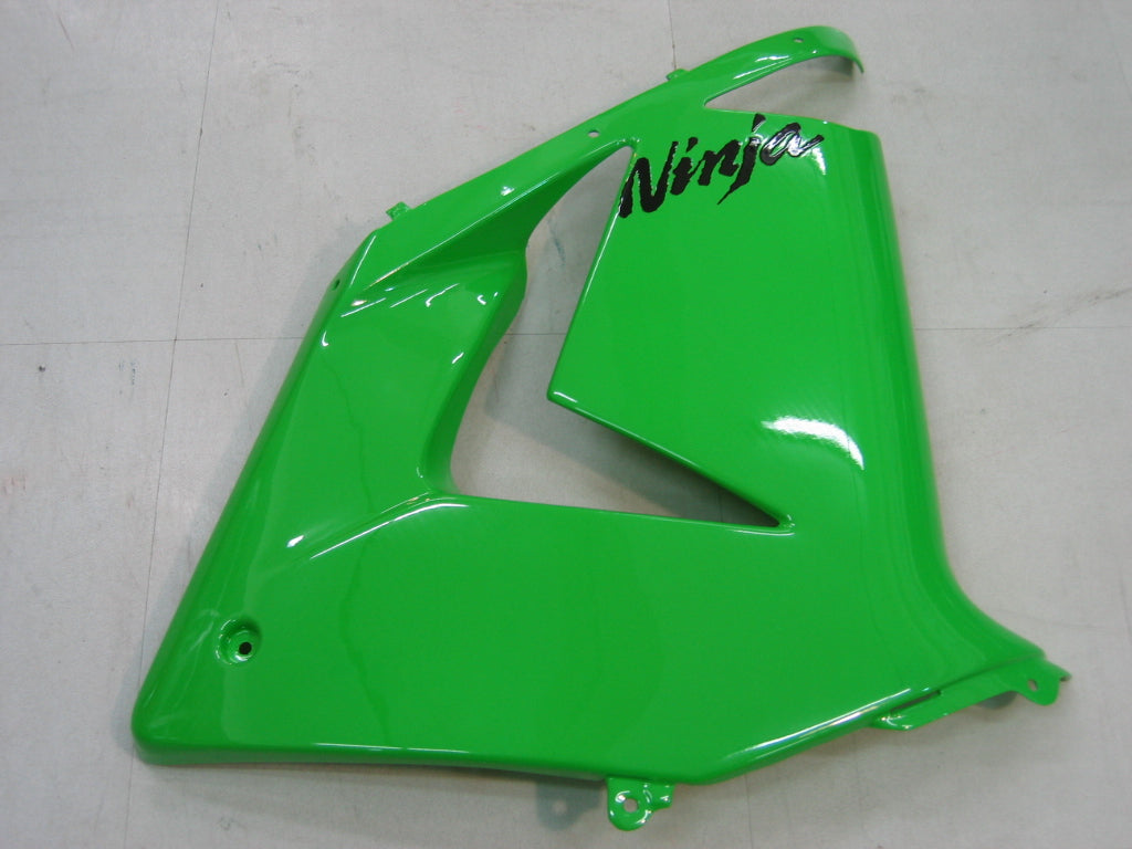 Amotopart Fairings 2004-2005 Kawasaki ZX 10R Green Black Ninja Generic