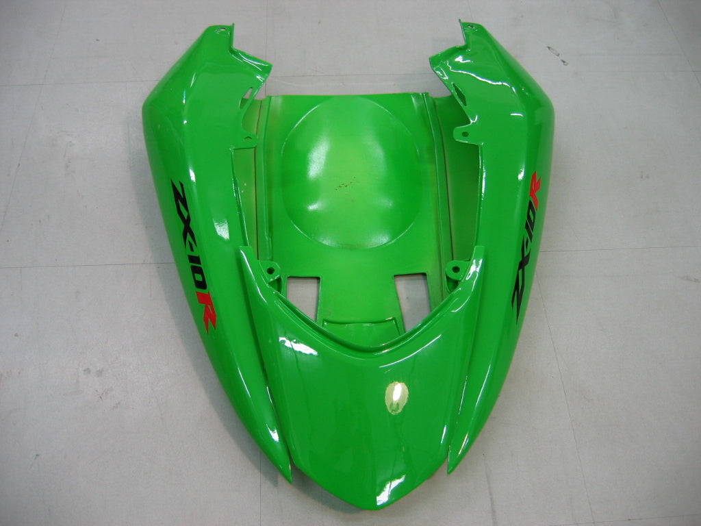 Amotopart Fairings 2004-2005 Kawasaki ZX 10R Green Black Ninja Generic