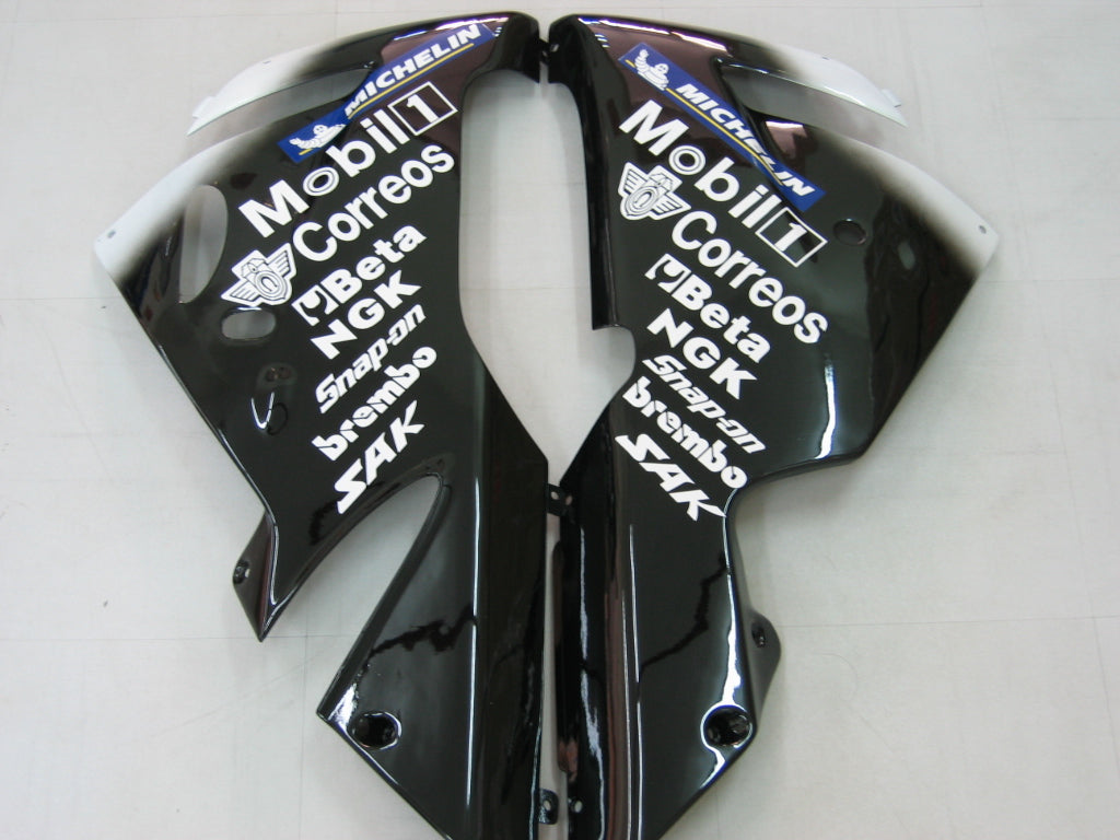 Amotopart Fairings 2004-2005 Kawasaki ZX 10R Black White West Ninja Generic