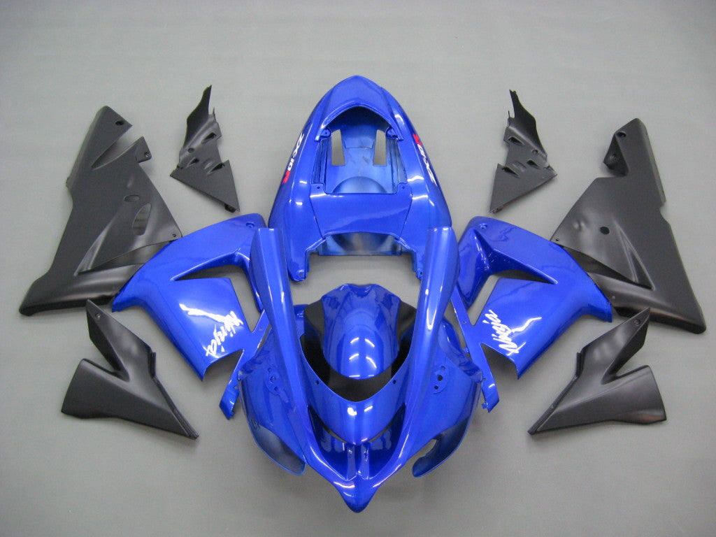 Amotopart Fairings 2004-2005 Kawasaki ZX 10R Blue Black Ninja Generic