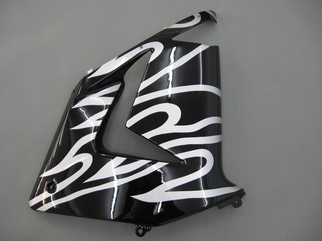 Owiewki Amotopart 2004-2005 Kawasaki ZX 10R czarno-srebrny płomień Ninja Generic
