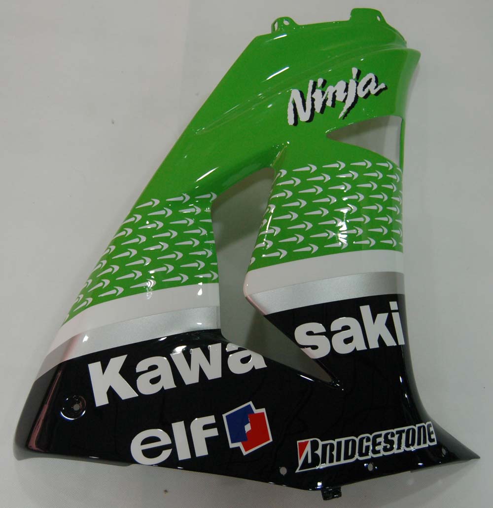 Owiewki Amotopart 2006-2007 Kawasaki ZX 10R Zielone Czarne Nr 56 Nakano Generic