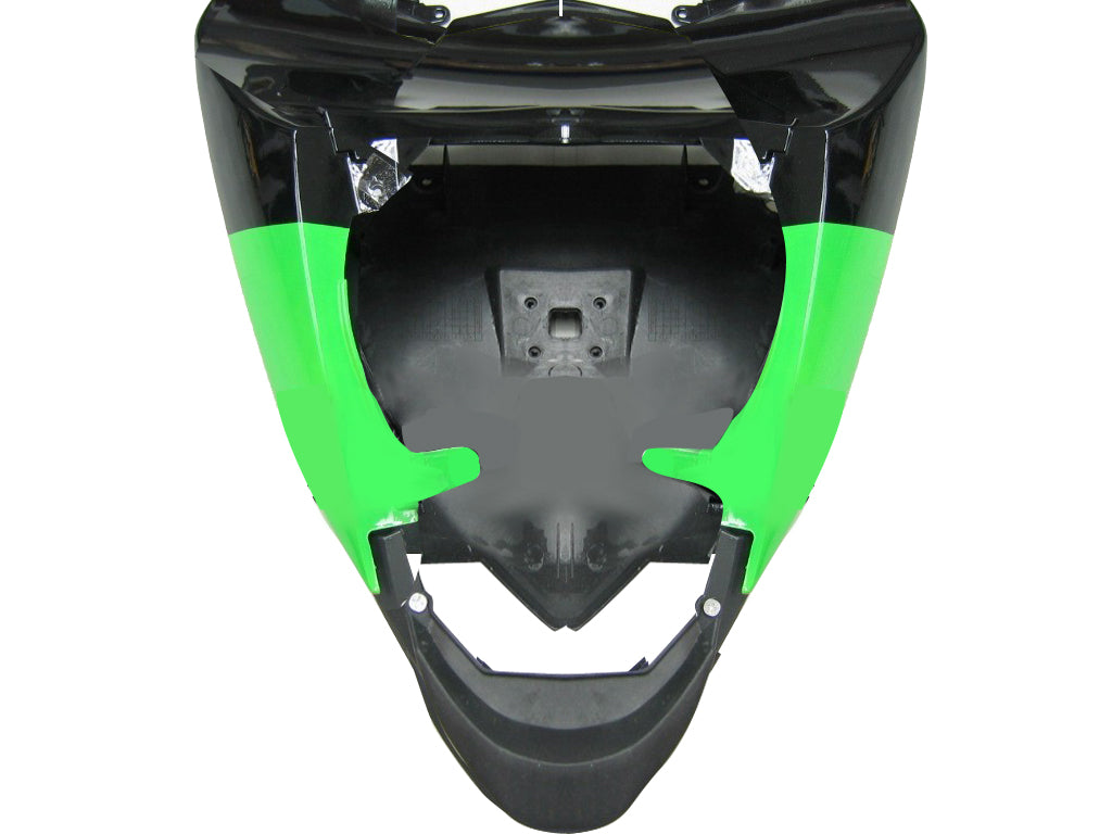 Amotopart stroomlijnkappen 2008-2010 Kawasaki ZX10R groen zwart ZX10R generiek
