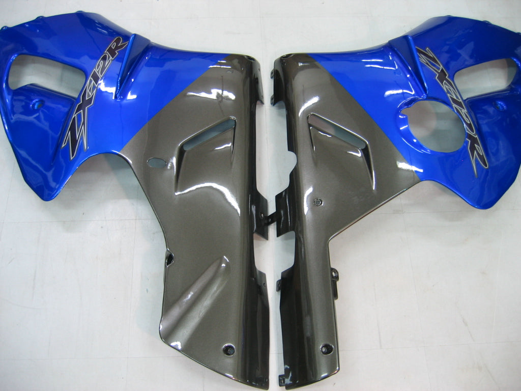 Carenados Amotopart 2000-2001 Kawasaki ZX12R azul y negro ZX12R genérico