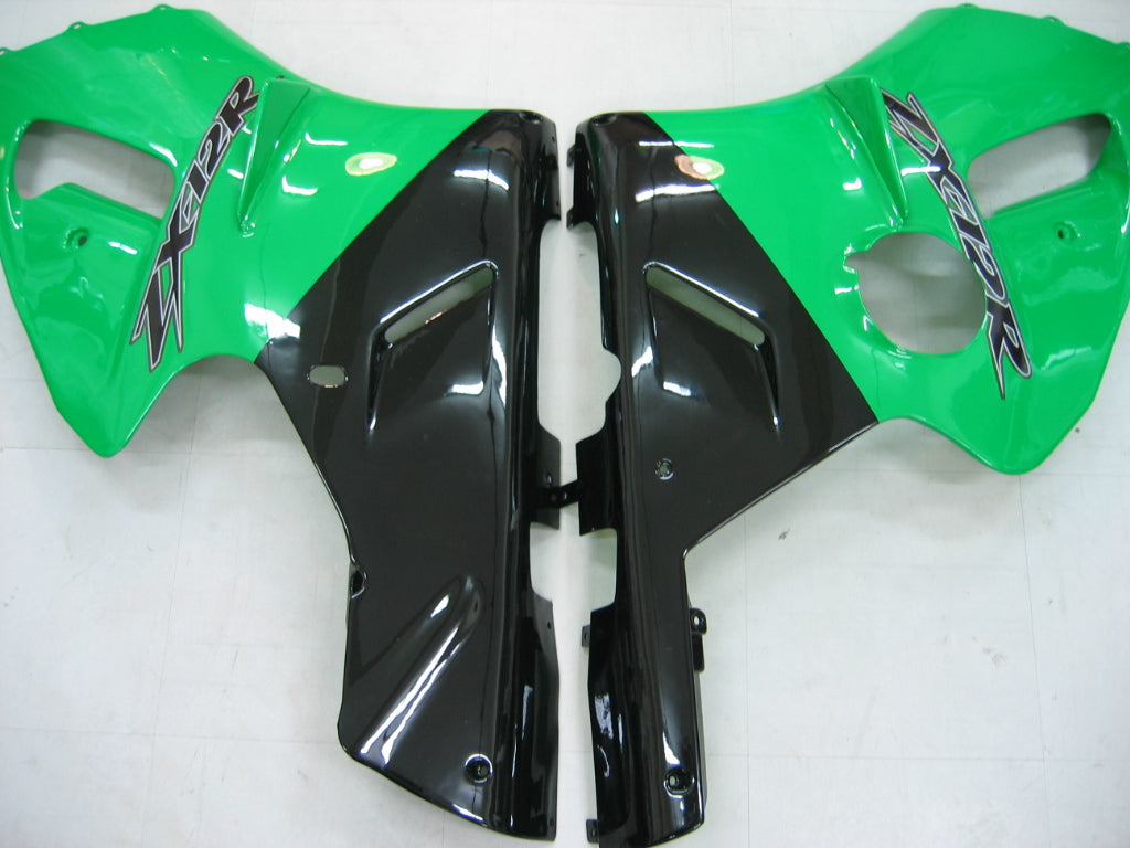Carenados Amotopart 2000-2001 Kawasaki ZX12R Verde y Negro ZX12R Genérico