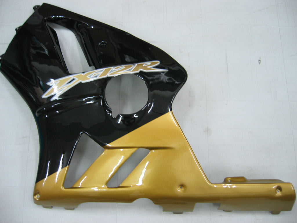 Amotopart Fairings Kawasaki ZX12R Ninja Black & Gold ZX12R (2002-2005) Generic