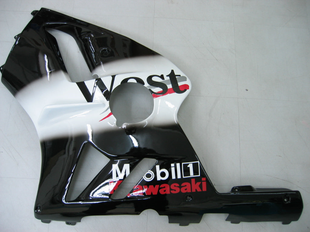 Amotopart Fairings 2002-2005 Kawasaki ZX12R Ninja Black White Generic