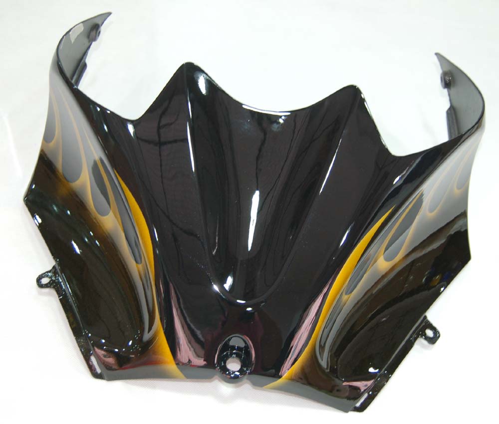 Amotopart Fairings 2006-2011 Kawasaki ZX14R Black & Gold Flame Ninja Generic