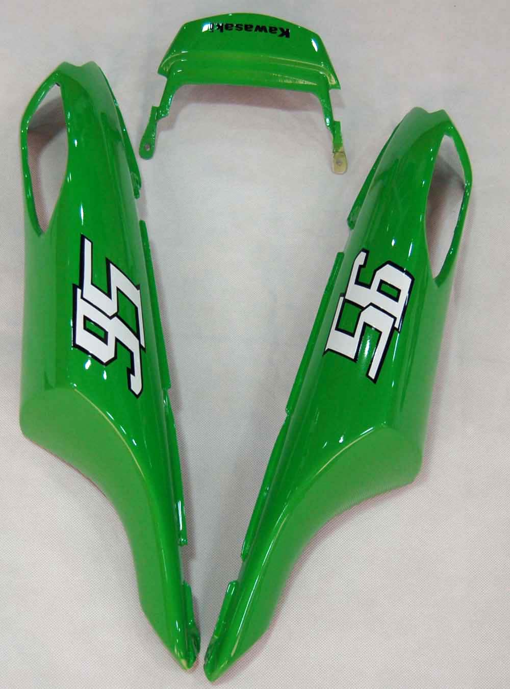 Amotopart Fairings 2006-2011 Kawasaki ZX14R Green Black No.56 Nakano Generic