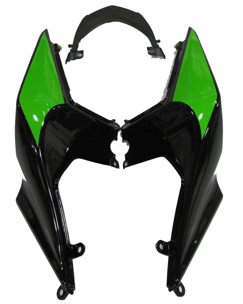 Amotopart Fairings 2008-2012 Kawasaki ZX250R EX250 Green Black Ninja ZX250 Generic