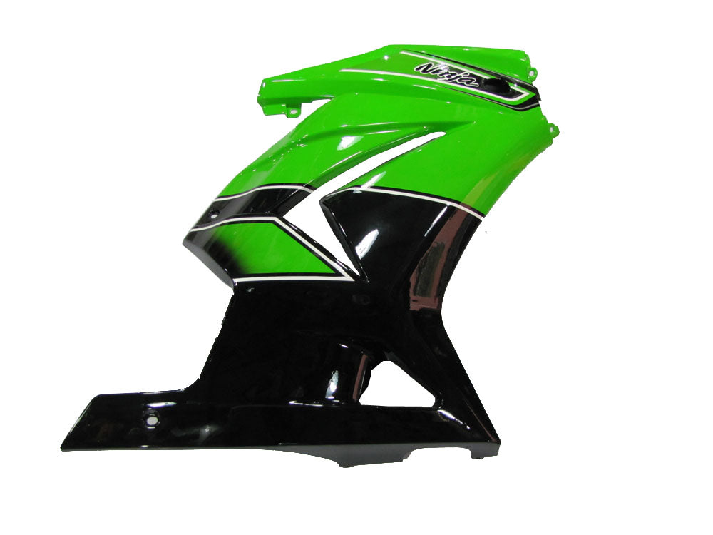 Amotopart Fairings 2008-2012 Kawasaki ZX250R EX250 Green Black Ninja ZX250 Generic