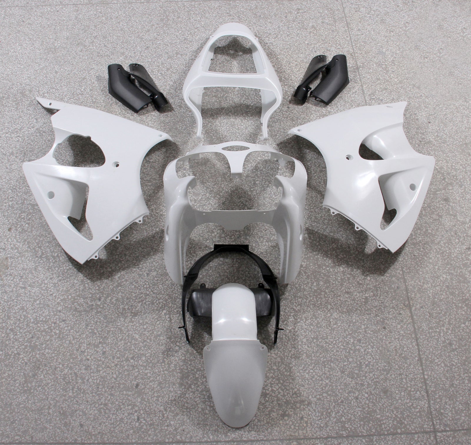 Kit carena Amotopart per Kawasaki ZX6R 636 2000-2002 ZZR600 2005-2008