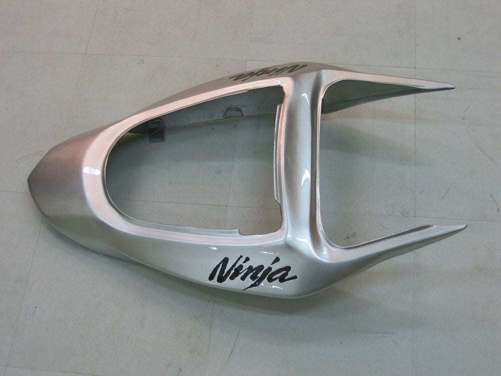 Amotopart Fairings 2003-2004 Kawasaki ZX6R 636 Silver Ninja Generic