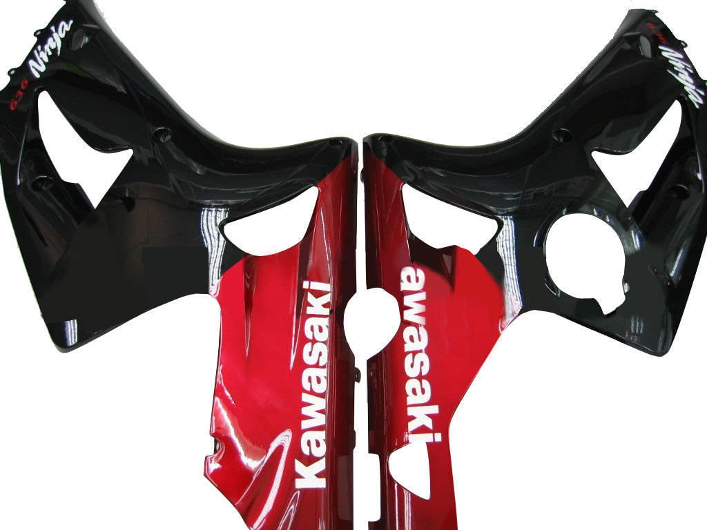 Amotopartin suojat 2003-2004 Kawasaki ZX6R 636 musta punainen ZX6R yleinen
