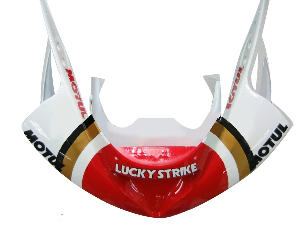 Amotopart Fairings 2003-2004 Kawasaki ZX6R 636 White Red Lucky Strike Ninja Generic