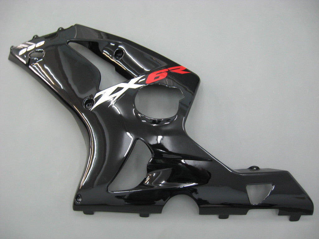 Amotopart Fairings 2003-2004 Kawasaki ZX6R 636 Black Ninja Generic