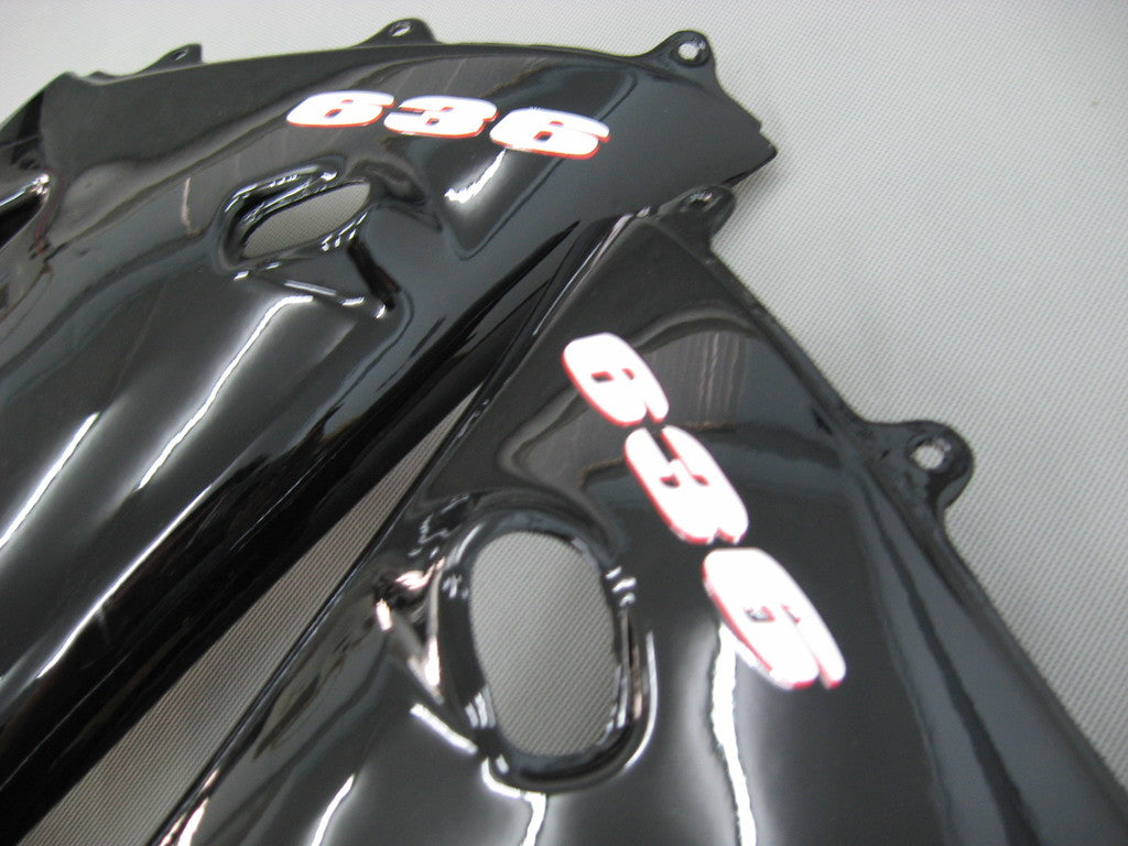Amotopart Fairings 2003-2004 Kawasaki ZX6R 636 Black Ninja Generic