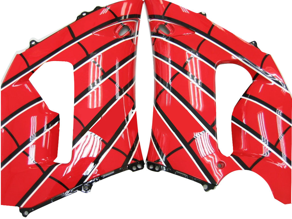 Amotopart Fairings 2005-2006 Kawasaki ZX6R 636 punainen ja sininen Spider Man yleinen