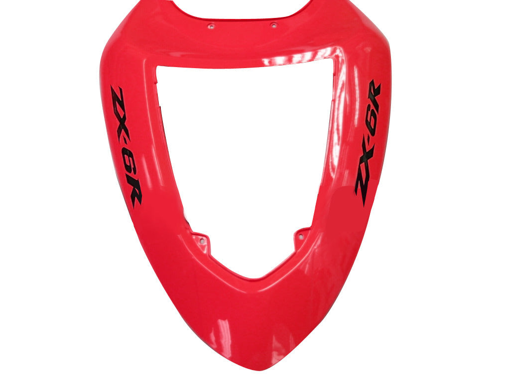 Amotopart Fairings 2005-2006 Kawasaki ZX6R 636 Red Black Ninja Generic