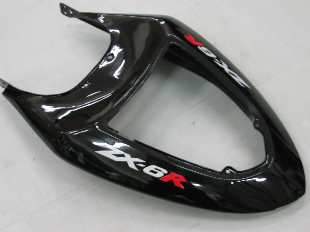 Amotopart Carénages 2005-2006 Kawasaki Zx6R 636 Musta ZX6R Generic