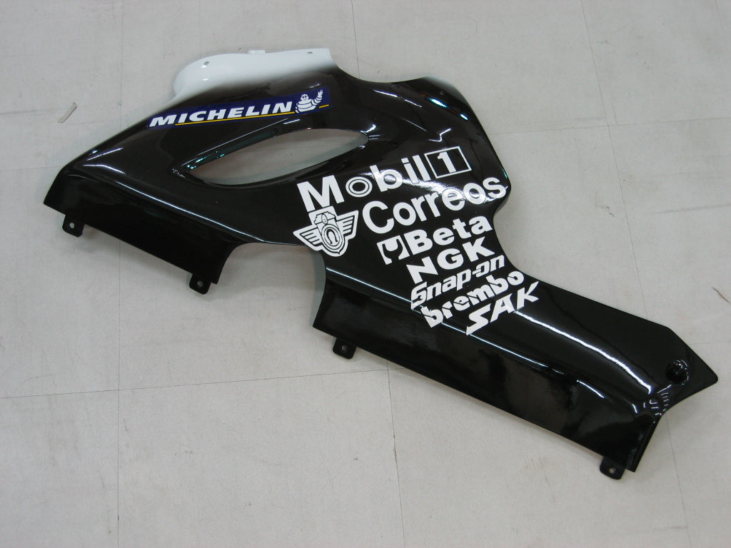 Carene Amotopart 2005-2006 Kawasaki ZX6R 636 Nero Bianco West ZX6R Generico