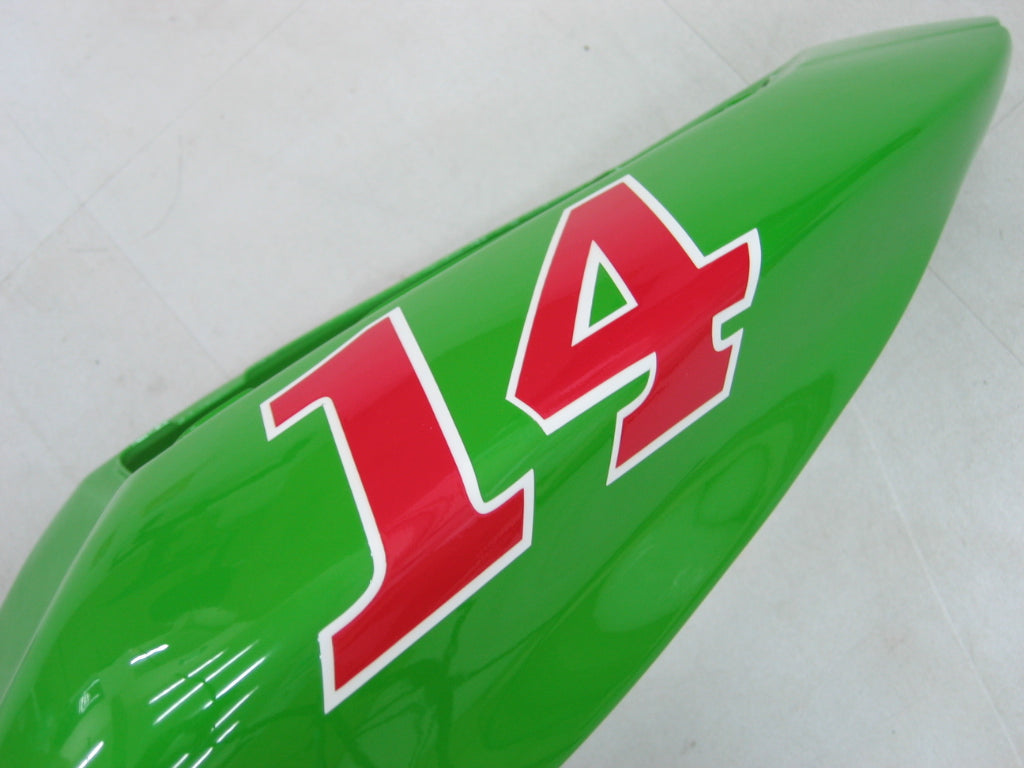 Amotopart Carénages 2005-2006 Kawasaki ZX6R 636 Vert Noir No.14 ZX6R Générique