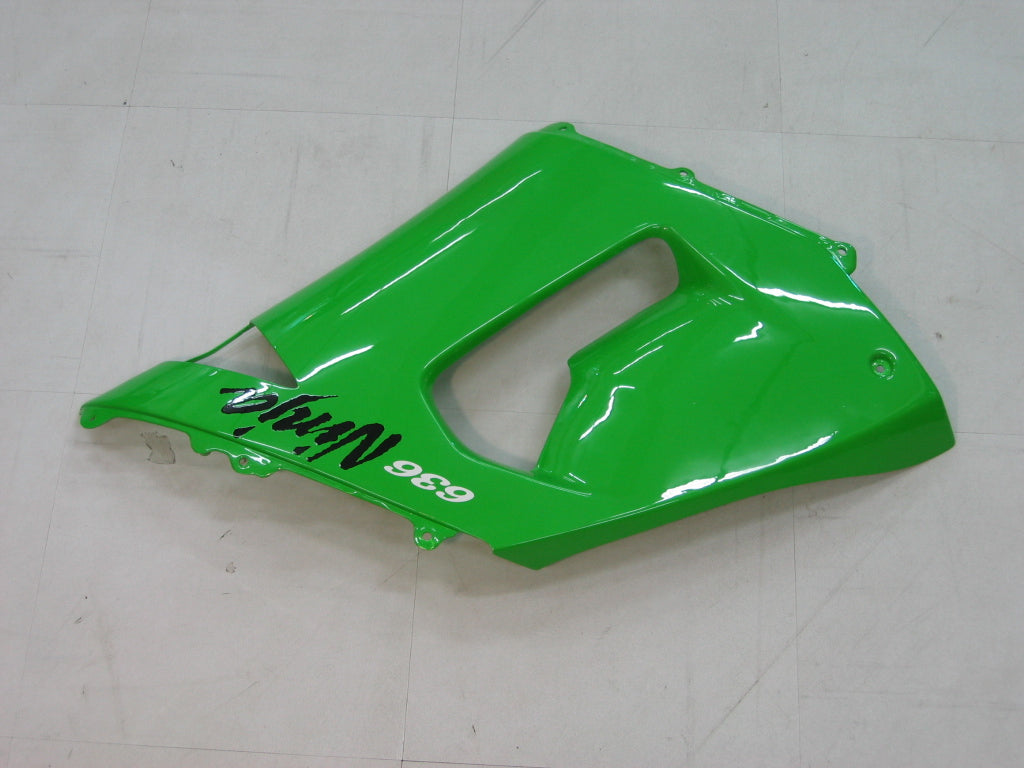 Carene Amotopart 2005-2006 Kawasaki ZX6R 636 Verde Nero Ninja Generico