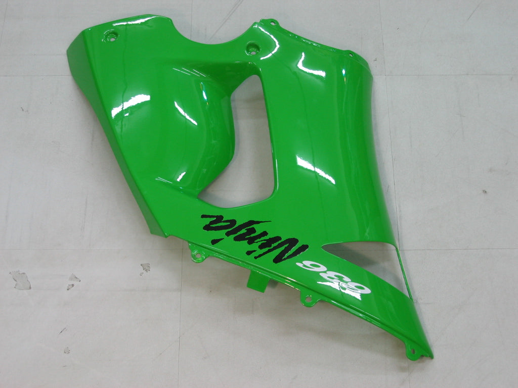 Carene Amotopart 2005-2006 Kawasaki ZX6R 636 Verde Nero Ninja Generico