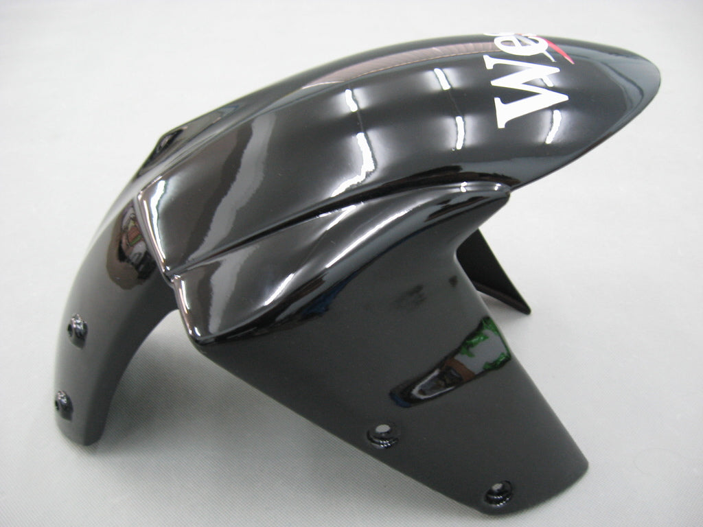 Carénages Amotopart 2007-2008 Kawasaki ZX6R ZX636 Noir Blanc West Ninja Generic