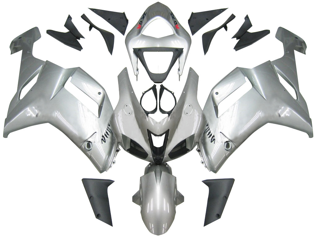 Amotopartin suojat 2007-2008 Kawasaki ZX6R ZX636 Silver Ninja ZX6R Generic